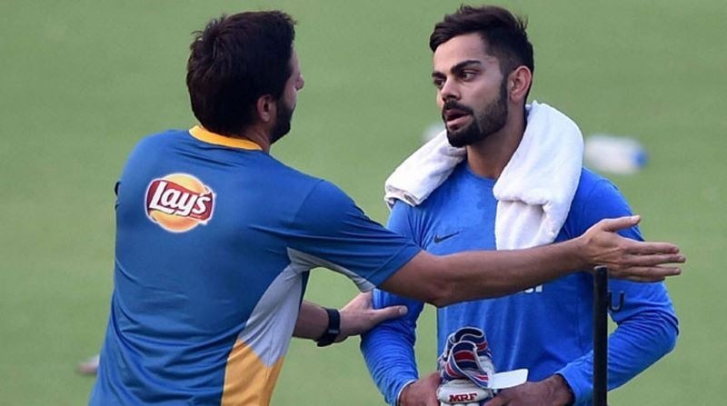  After Gambhir, Kohli slams Afridi for raking up Kashmir issue.  After Gambhir, Kohli slams Afridi for raking up Kashmir issue.