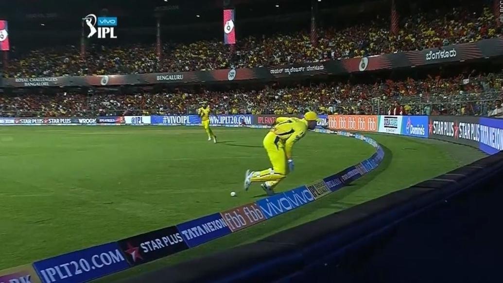 WATCH: With his pads and gloves on, MSD runs, saves boundary WATCH: With his pads and gloves on, MSD runs, saves boundary