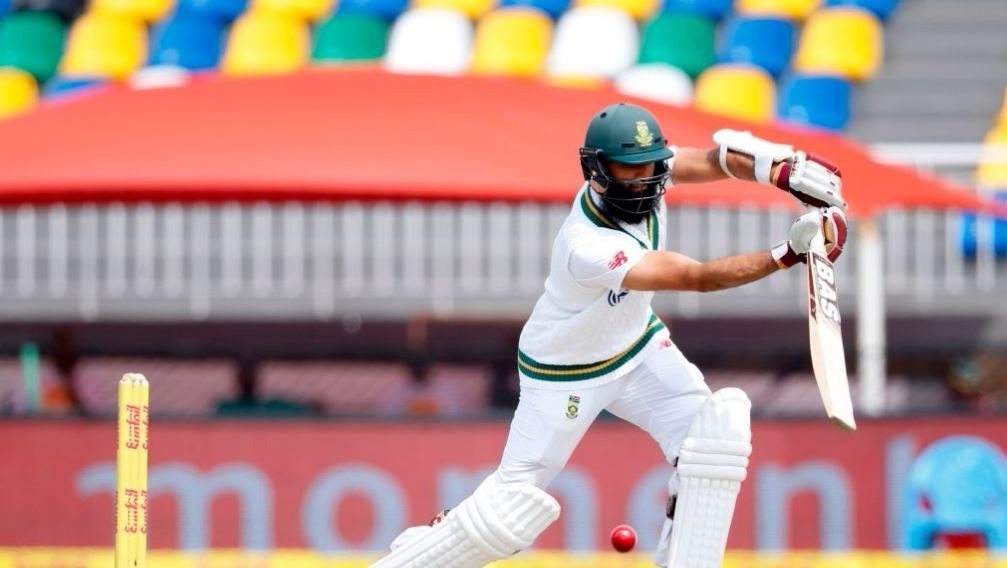 Amla, Elgar take South Africa to 69/1 at tea on Day 4 Amla, Elgar take South Africa to 69/1 at tea on Day 4