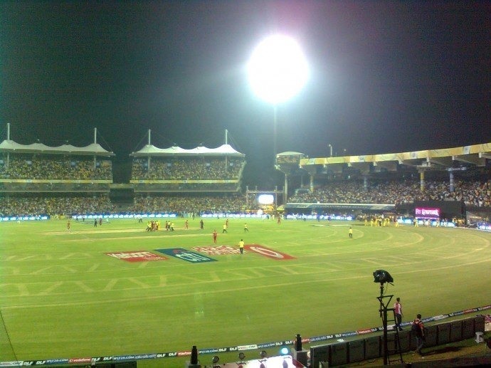 Security for Chennai IPL match on top gear Security for Chennai IPL match on top gear